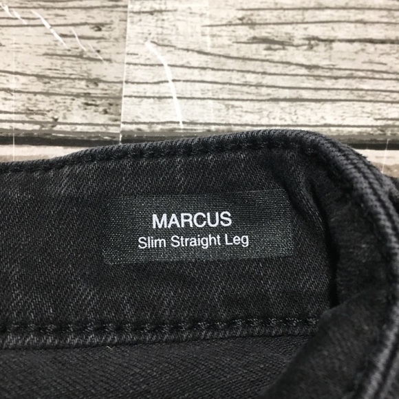Mavi Marcus Slim Straight Leg Jeans Men’s 28x30 Black Gray Denim Stretch - Picture 9 of 11